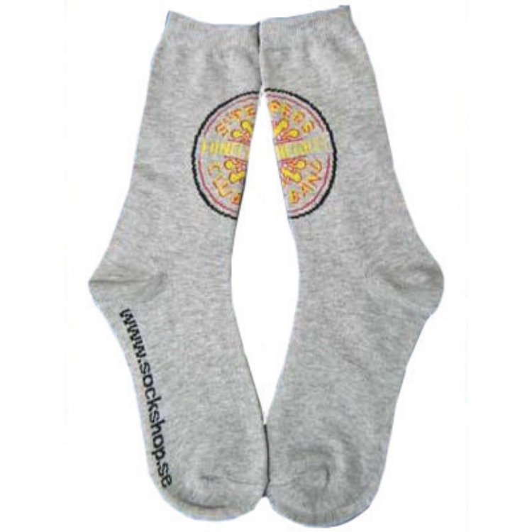 Picture of Beatles Socks: Men's Sgt. Pepper (Grey)