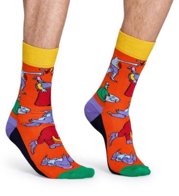 Show details for Beatles Socks: Happy Socks Men's Monsters Sock Picture of Beatles Socks: Happy Socks Men's Monsters Sock