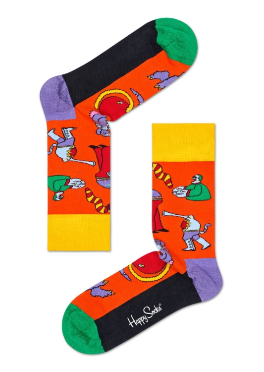Picture of Beatles Socks: Happy Socks Men's Monsters Sock