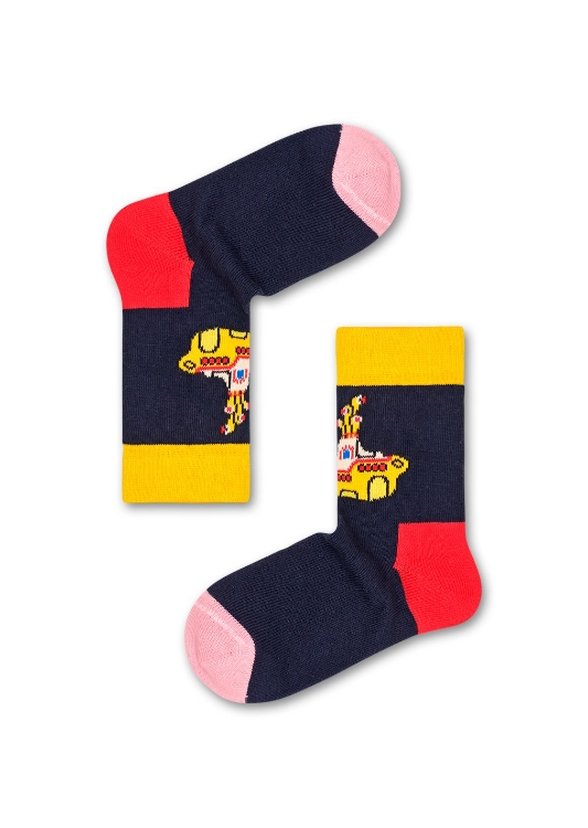 Picture of Beatles Socks: Happy Socks Kid's Yellow Submarine Socks