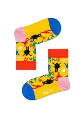 Show details for Beatles Socks: Happy Socks Kid's Help Socks Picture of Beatles Socks: Happy Socks Kid's Help Socks