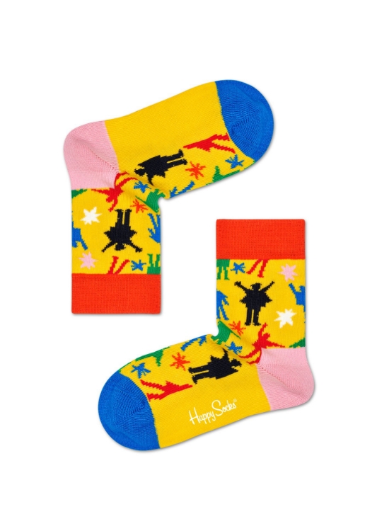 Picture of Beatles Socks: Happy Socks Kid's Box Set 4 Pairs of Socks