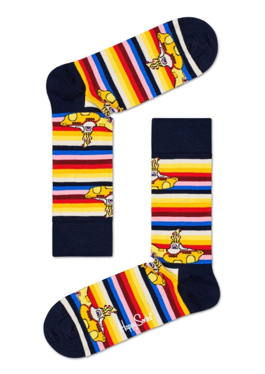 Picture of Beatles Socks: Happy Socks Unisex LP SIZE BOXSET 6 pairs of Socks