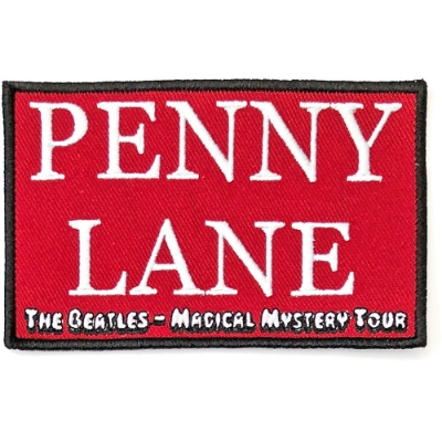 Show details for Beatles Patches: Penny Lane Red - MMT Picture of Beatles Patches: Penny Lane Red - MMT