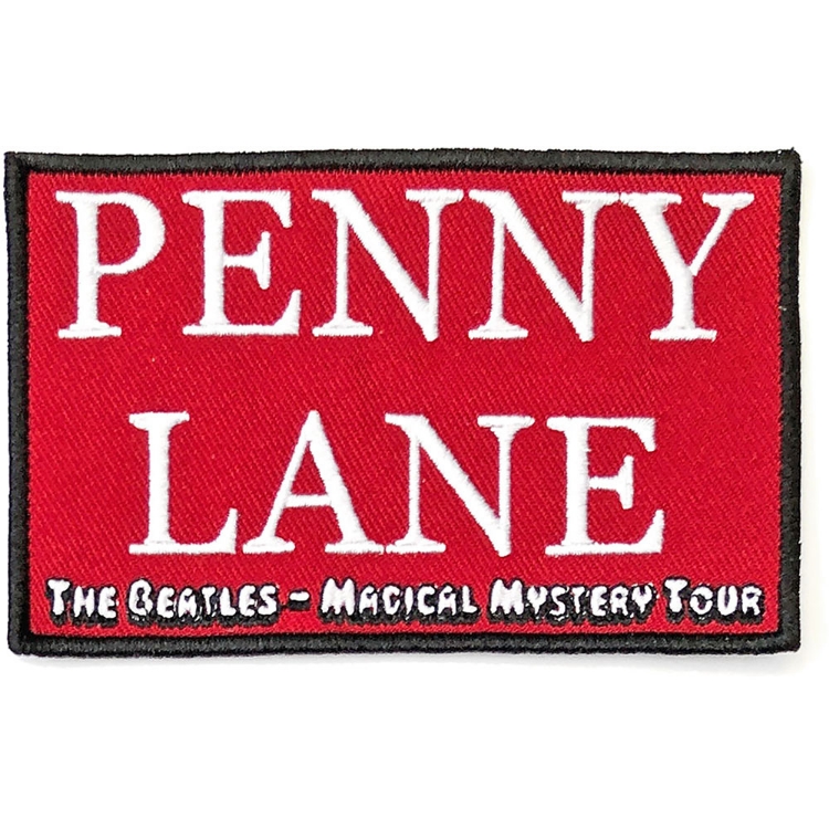Picture of Beatles Patches: Penny Lane Red - MMT