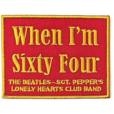 Show details for Beatles Patches: When I'm Sixty Four - Sgt Pepper Picture of Beatles Patches: When I'm Sixty Four - Sgt Pepper