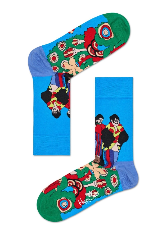 Picture of Beatles Socks: Happy Socks Unisex EP SIZE BOXSET 3 pack of Yellow Submarine Socks