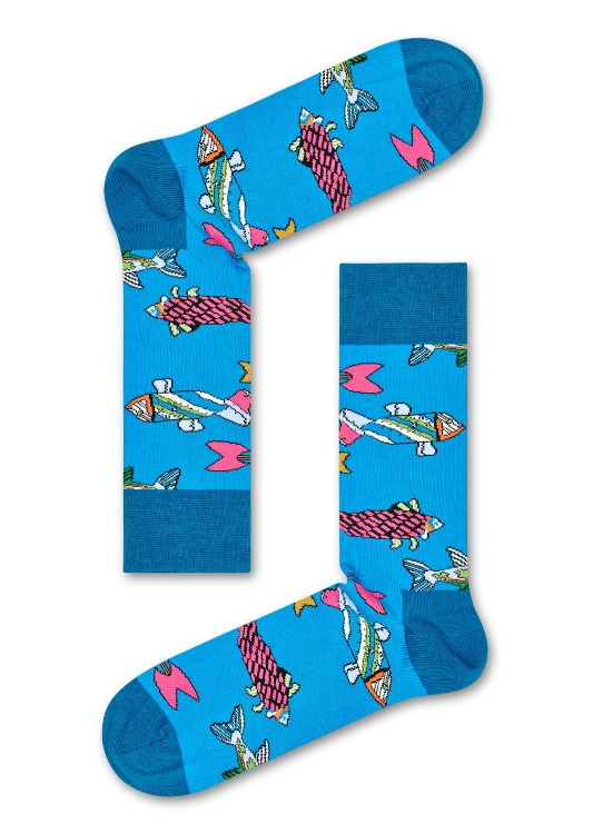 Picture of Beatles Socks: Happy Socks Unisex EP SIZE BOXSET 3 pairs of Yellow Submarine Socks
