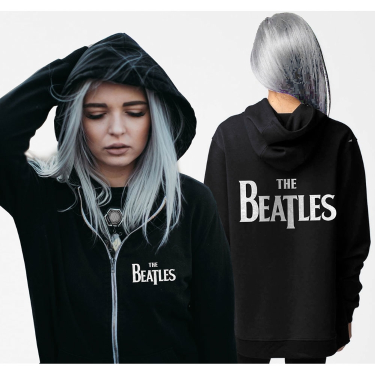 Picture of Beatles Hoodie: JR Zipped Drop T Logo