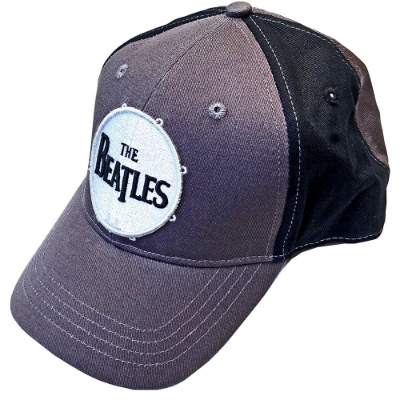 Show details for Beatles Cap: The Beatles Drum Logo Two Tone (Grey Black) Picture of Beatles Cap: The Beatles Drum Logo Two Tone (Grey Black)