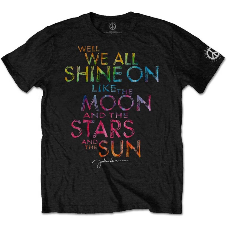 Picture of Beatles Adult T-Shirt: John Lennon Shine On