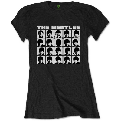 Show details for Beatles Jr's T-Shirt: HDN Mono Faces Classic Picture of Beatles Jr's T-Shirt: HDN Mono Faces Classic