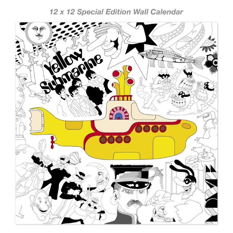 Picture of Beatles Calendar: 2021 Collector's Edition - Yellow Submarine with Bonus Mini Calendar