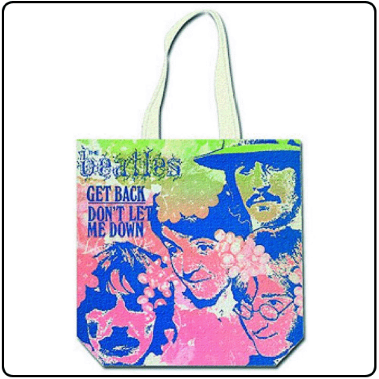 Picture of Beatles Tote Bags: The Beatles Canvas Zip Totes TOTE: Get Back, Don't Let Me Down
