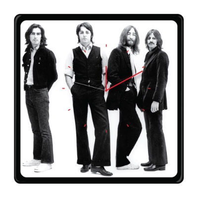 Show details for Beatles Clock: The Beatles Let it Be  Square Clock Picture of Beatles Clock: The Beatles Let it Be  Square Clock
