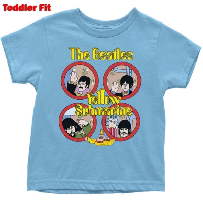 Show details for Beatles Kid Shirt: The Beatles Yellow Sub Portholes - Baby to 5 YR (Light Blue) Picture of Beatles Kid Shirt: The Beatles Yellow Sub Portholes - Baby to 5 YR (Light Blue)