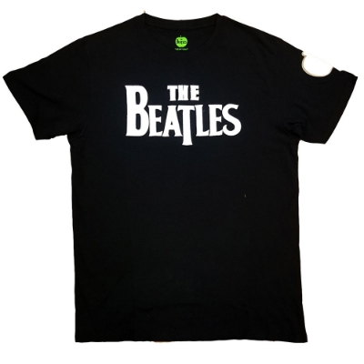 Show details for Beatles Adult T-Shirt: DropT Logo & Apple Picture of Beatles Adult T-Shirt: DropT Logo & Apple