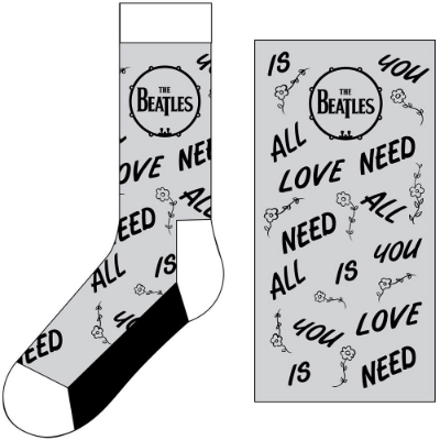 Show details for Beatles Socks: The Beatles Unisex Ankle Socks AYNIL & Drum Picture of Beatles Socks: The Beatles Unisex Ankle Socks AYNIL & Drum