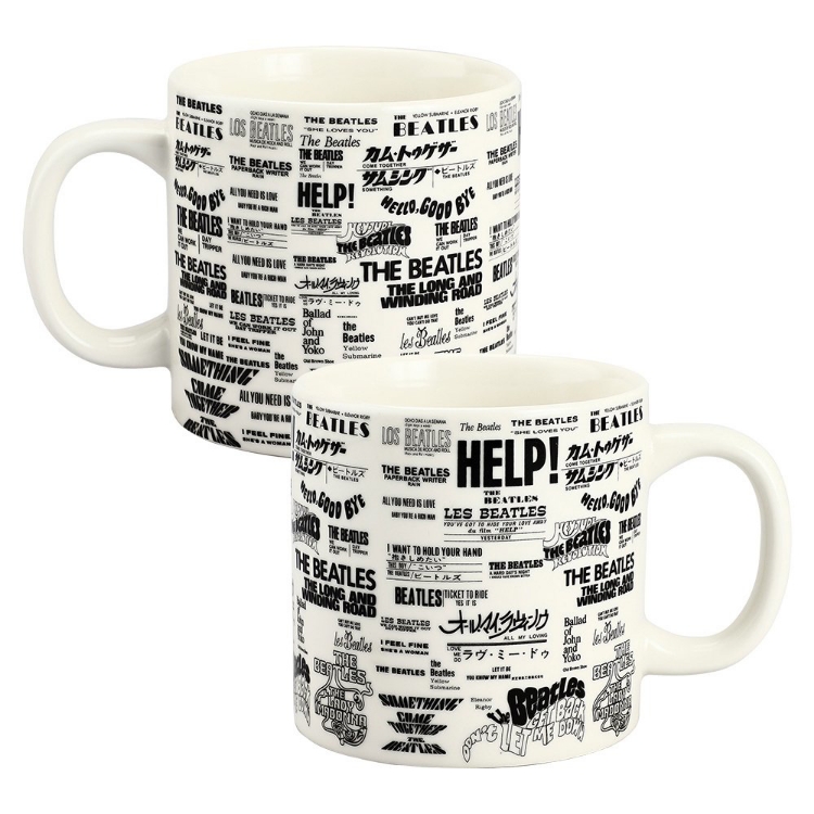 Picture of Beatles Mug: Singles 16 oz