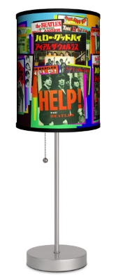 Show details for Beatles Lamp Shades: Beatles Single Covers Japan Picture of Beatles Lamp Shades: Beatles Single Covers Japan