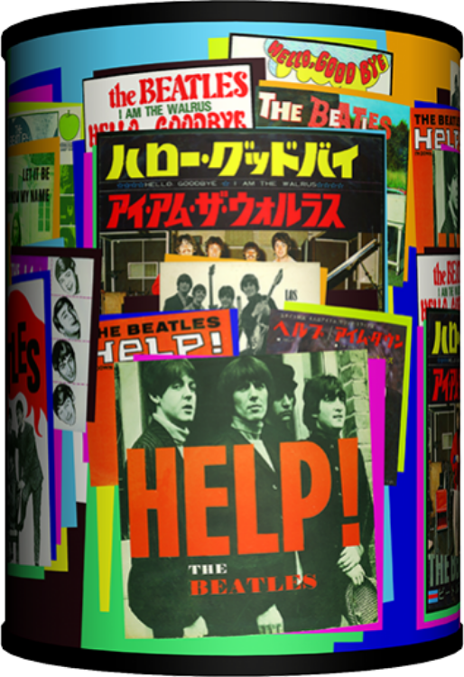 Picture of Beatles Lamp Shades: Beatles Single Covers Japan
