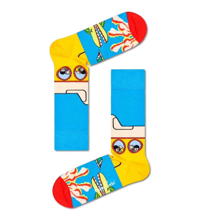 Picture of Beatles Socks: Happy Socks Unisex EP SIZE BOXSET 4 pairs of Beatles Happy Socks