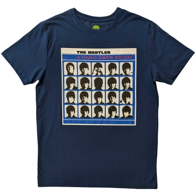Show details for Beatles Adult T-Shirt:  The Beatles "A Hard Day's Night" Classic Album Cover Blue Picture of Beatles Adult T-Shirt:  The Beatles "A Hard Day's Night" Classic Album Cover Blue
