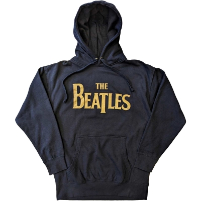 Show details for Beatles Hoodie: Unisex Pullover Drop T Gold Logo Picture of Beatles Hoodie: Unisex Pullover Drop T Gold Logo