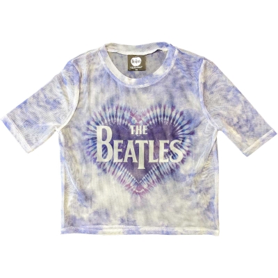 Show details for Beatles Jr's T-Shirt: Crop Top Heart & Drop T Logo Picture of Beatles Jr's T-Shirt: Crop Top Heart & Drop T Logo
