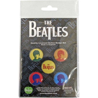 Show details for Beatles Buttons: John, Paul, George & Ringo Picture of Beatles Buttons: John, Paul, George & Ringo