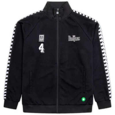Show details for The Beatles Unisex Track Jacket: Meyba & Beatles Logos Picture of The Beatles Unisex Track Jacket: Meyba & Beatles Logos
