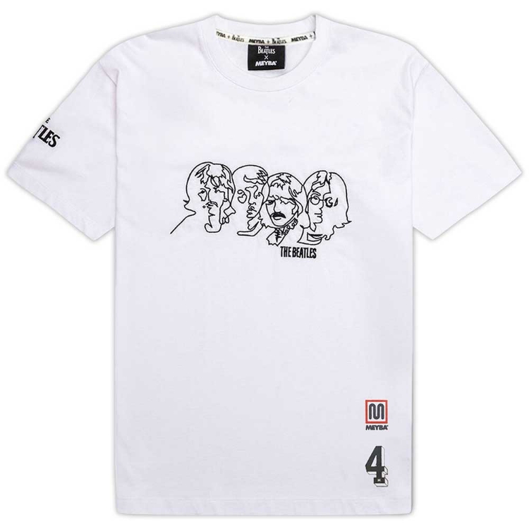 Picture of Beatles Adult T-Shirt:  Meyba Embroidered