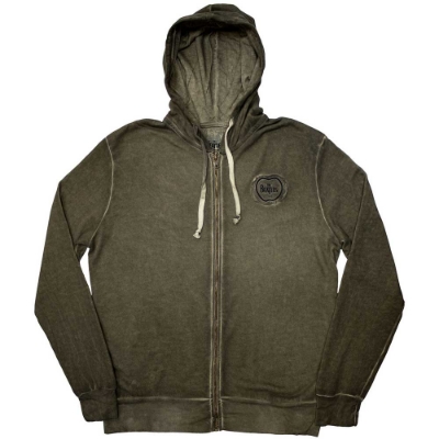 Show details for Beatles Hoodie: Unisex Zipped Apple Logo Stone Wash Picture of Beatles Hoodie: Unisex Zipped Apple Logo Stone Wash