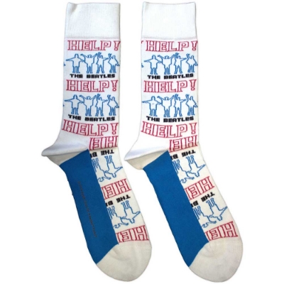 Show details for Beatles Socks: The Beatles Unisex Socks -  Help! Outlines Repeat Picture of Beatles Socks: The Beatles Unisex Socks -  Help! Outlines Repeat