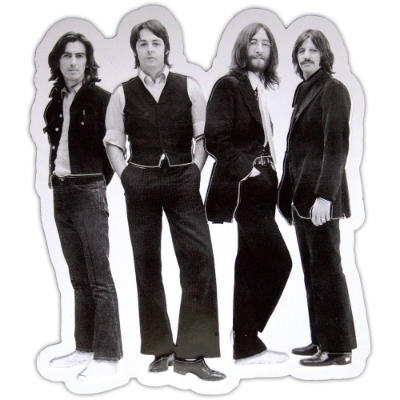 Show details for Beatles Fridge Magnet: White Album Iconic Image Picture of Beatles Fridge Magnet: White Album Iconic Image