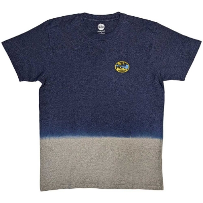 Show details for Beatles Adult T-Shirt: Beatles Oval Logo dip dye retro Picture of Beatles Adult T-Shirt: Beatles Oval Logo dip dye retro