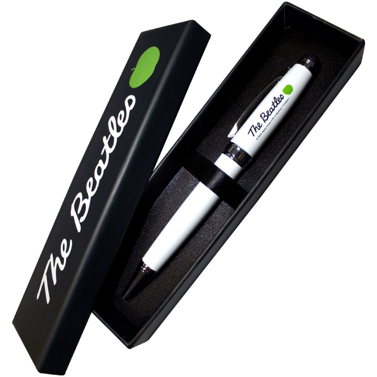 Picture of Beatles Gift Pen: Beatles Calligraphy Logo & Apple