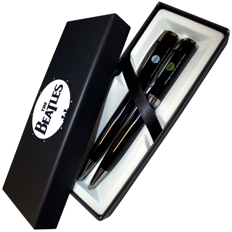Picture of Beatles Gift Pen: Beatles Logo & Apple 2 Pen Set