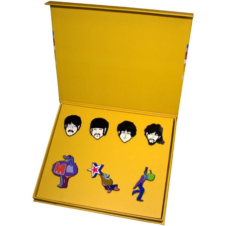 Picture of Beatles Pin & Badge Set: The Beatles Yellow Submarine Characters Mini