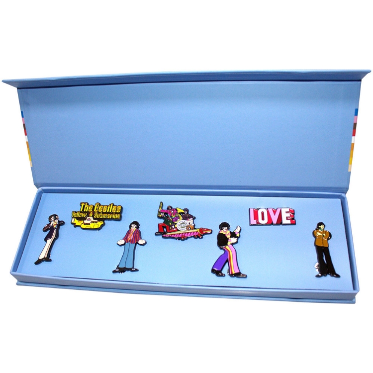 Picture of Beatles Pin & Badge Set: The Beatles Yellow Submarine Band Mini
