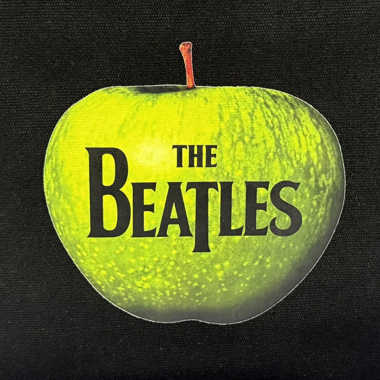 Picture of Beatles Tote Bags: The Beatles Cotton White Album Faces & Apple Tote Bag