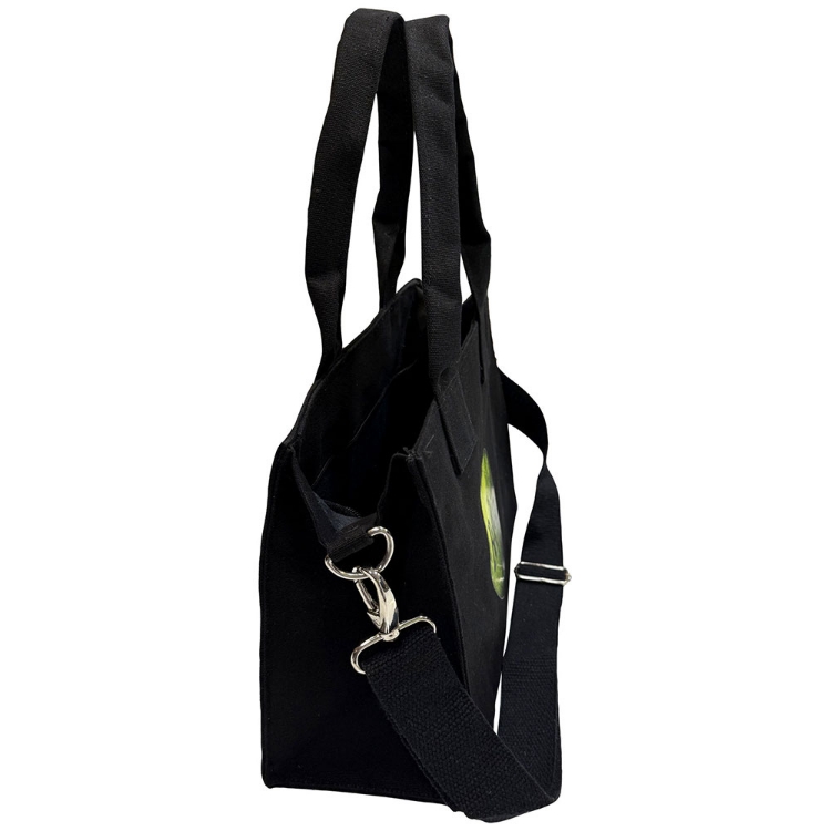 Picture of Beatles Tote Bags: The Beatles Cotton White Album Faces & Apple Tote Bag