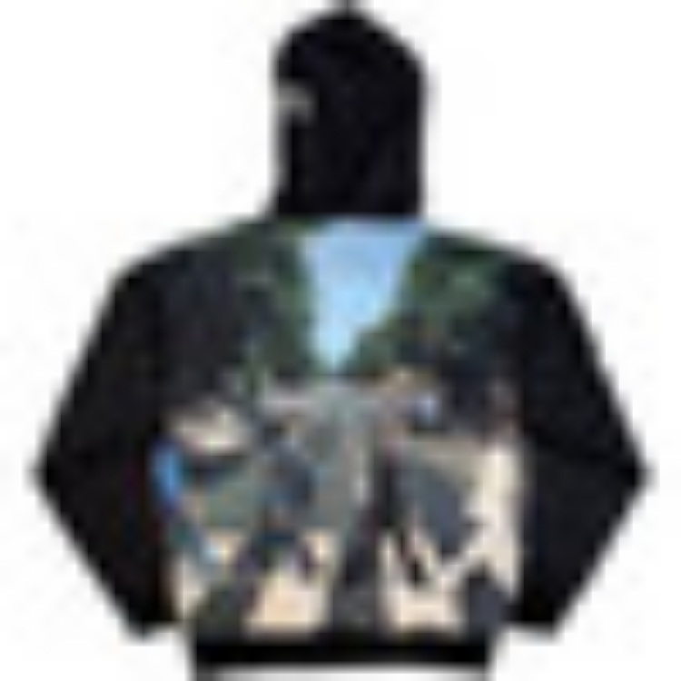 Picture of Beatles Unisex Pullover Hoodie: Abbey Road (Black) (All Over Print)