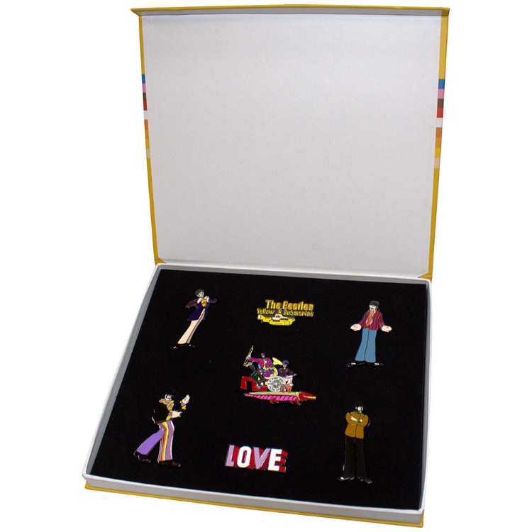 Picture of Beatles Pin & Badge Set: The Beatles Yellow Submarine Band
