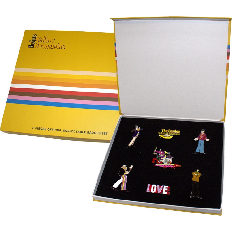 Picture of Beatles Pin & Badge Set: The Beatles Yellow Submarine Band