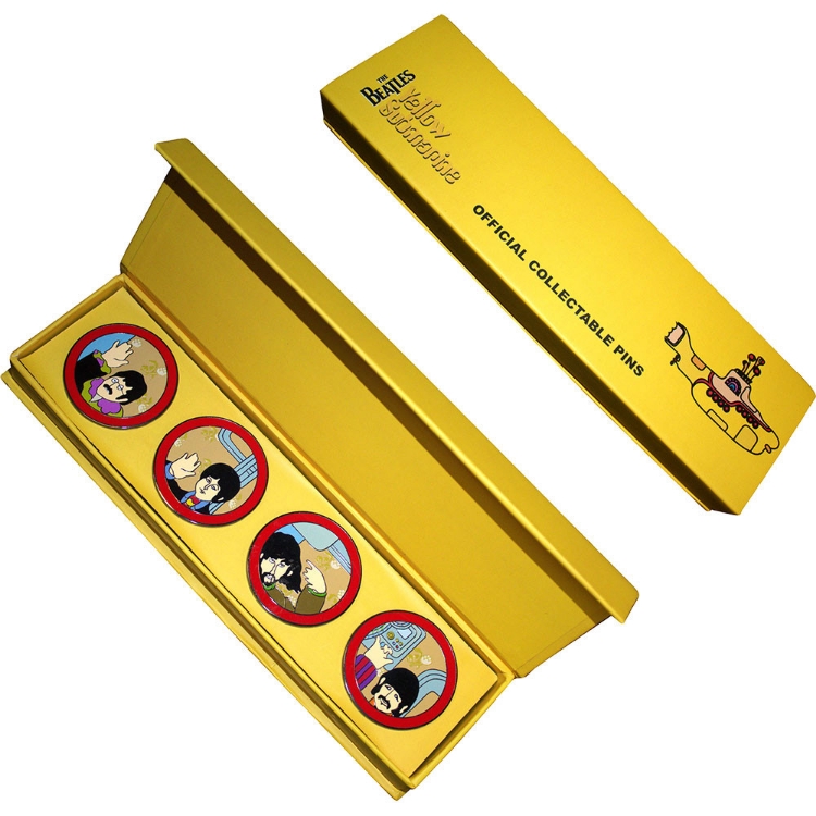 Picture of Beatles Pin & Badge Set: The Beatles Yellow Submarine Portholes